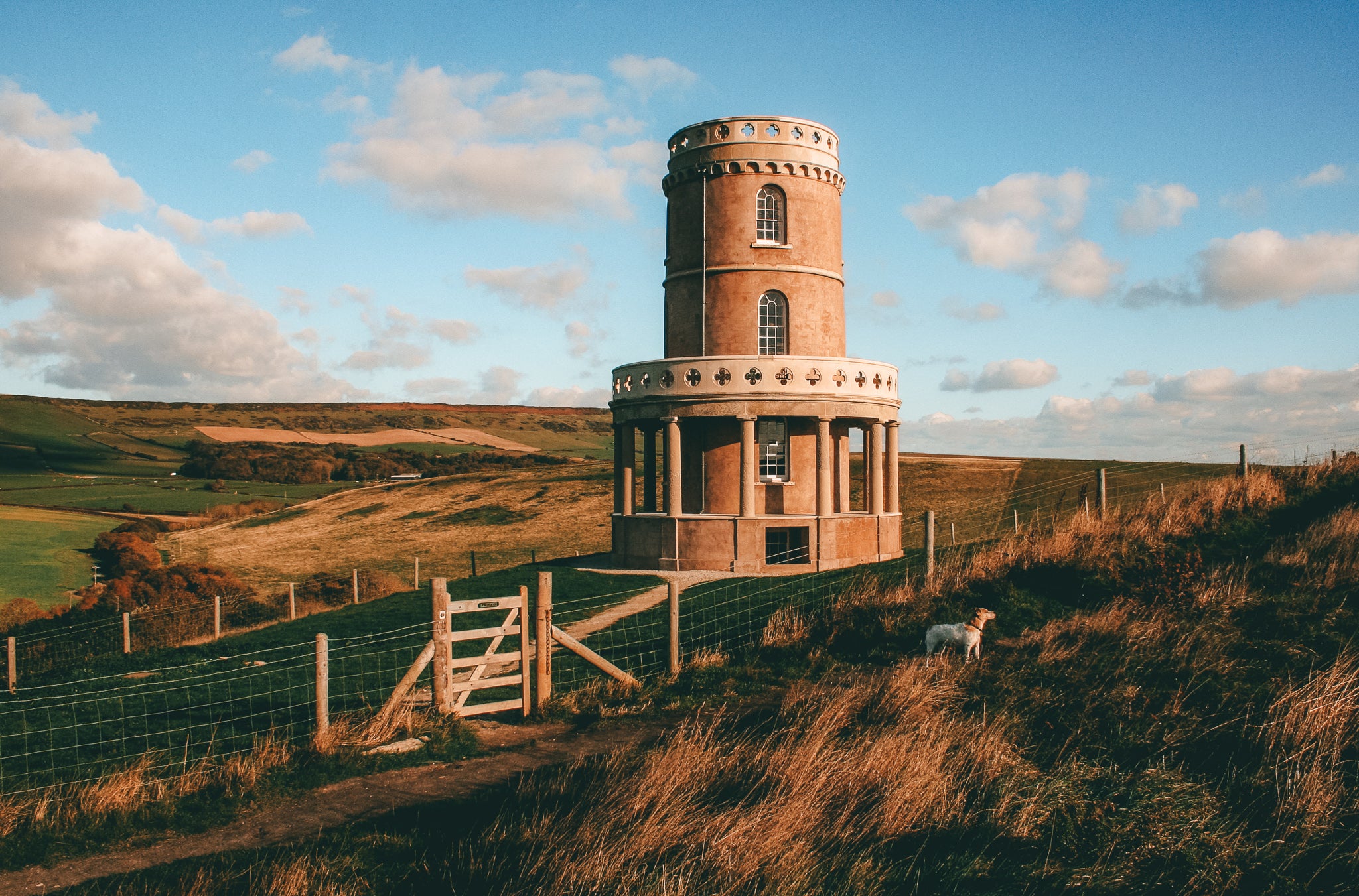 Clavell Tower on the Dorset coast