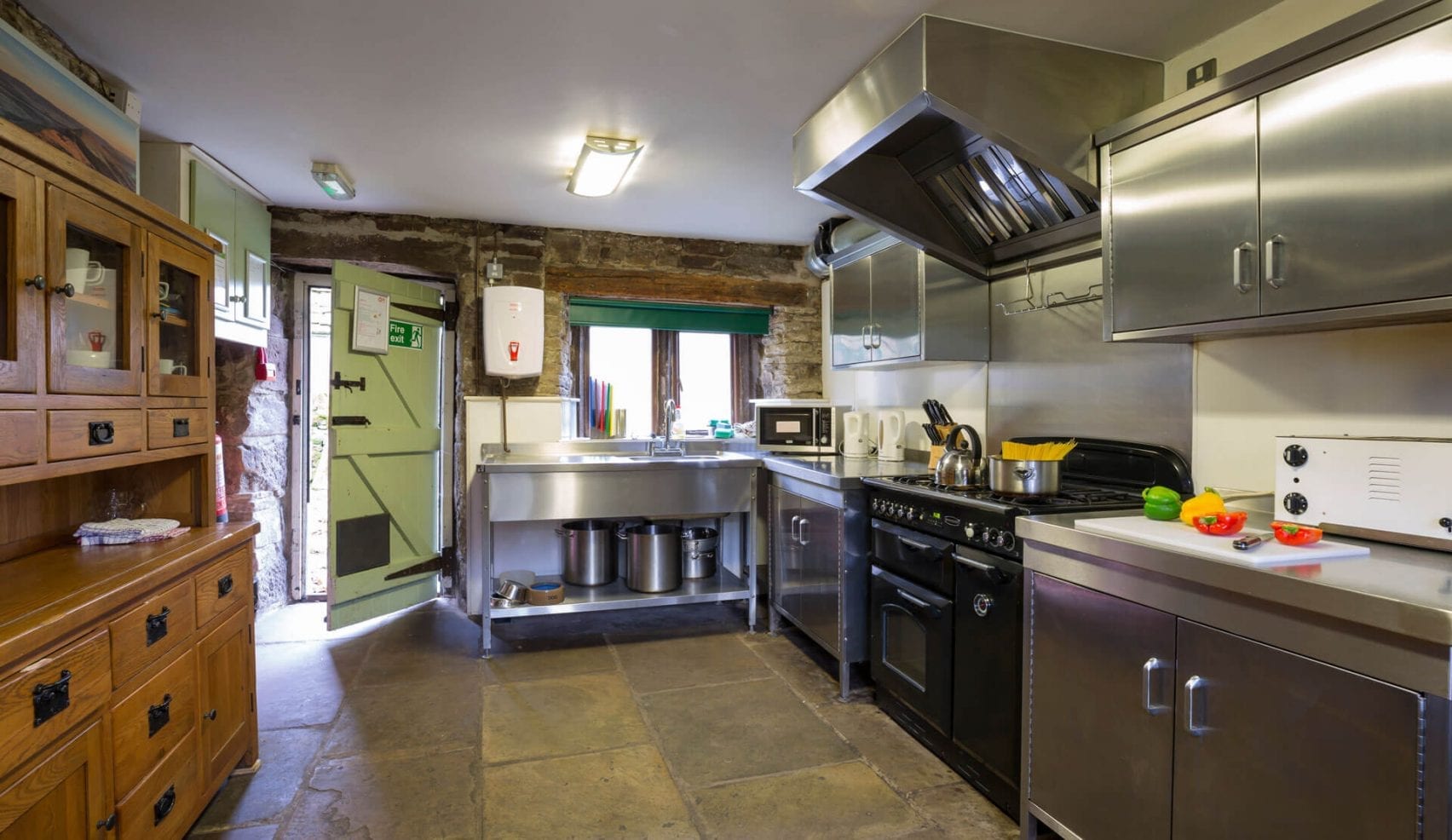 Kitchen area of the Dalehead Bunkhouse