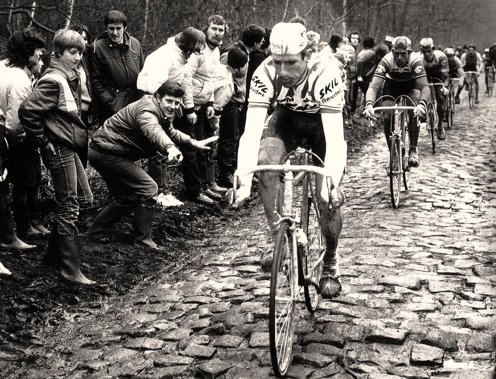 Sean Kelly at the Paris Roubaix