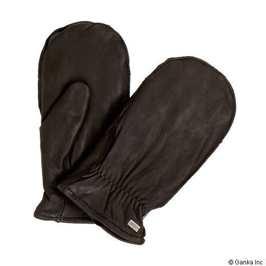 womens black mittens