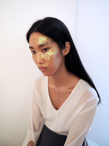 glitter face make up