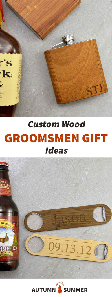 Custom Wood Groomsmen Gift Ideas 2017