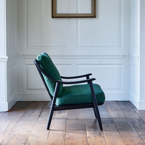 ercol upholstered armchair