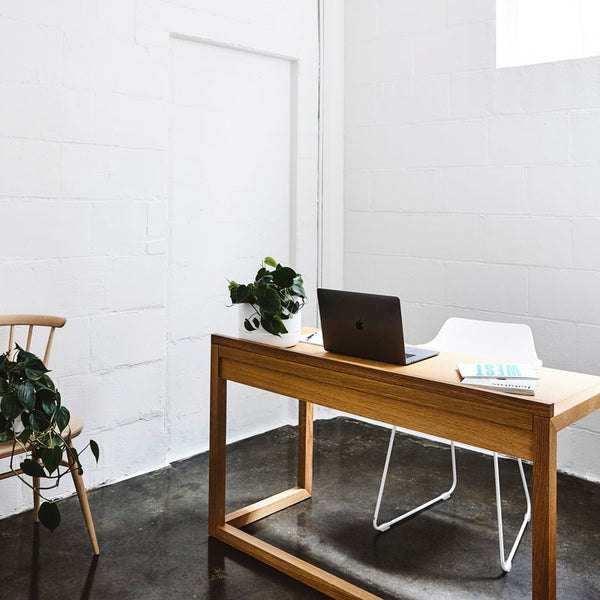 all wooden desk