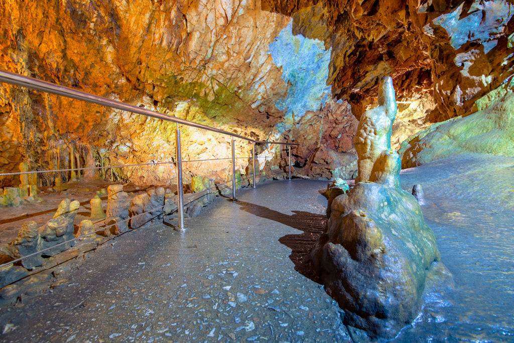 The magnificent and majestic caves of Diros.