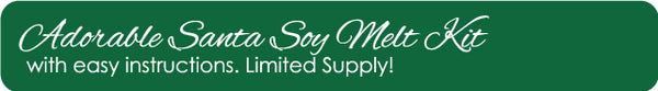 soy melt kit, candle creations, christmas