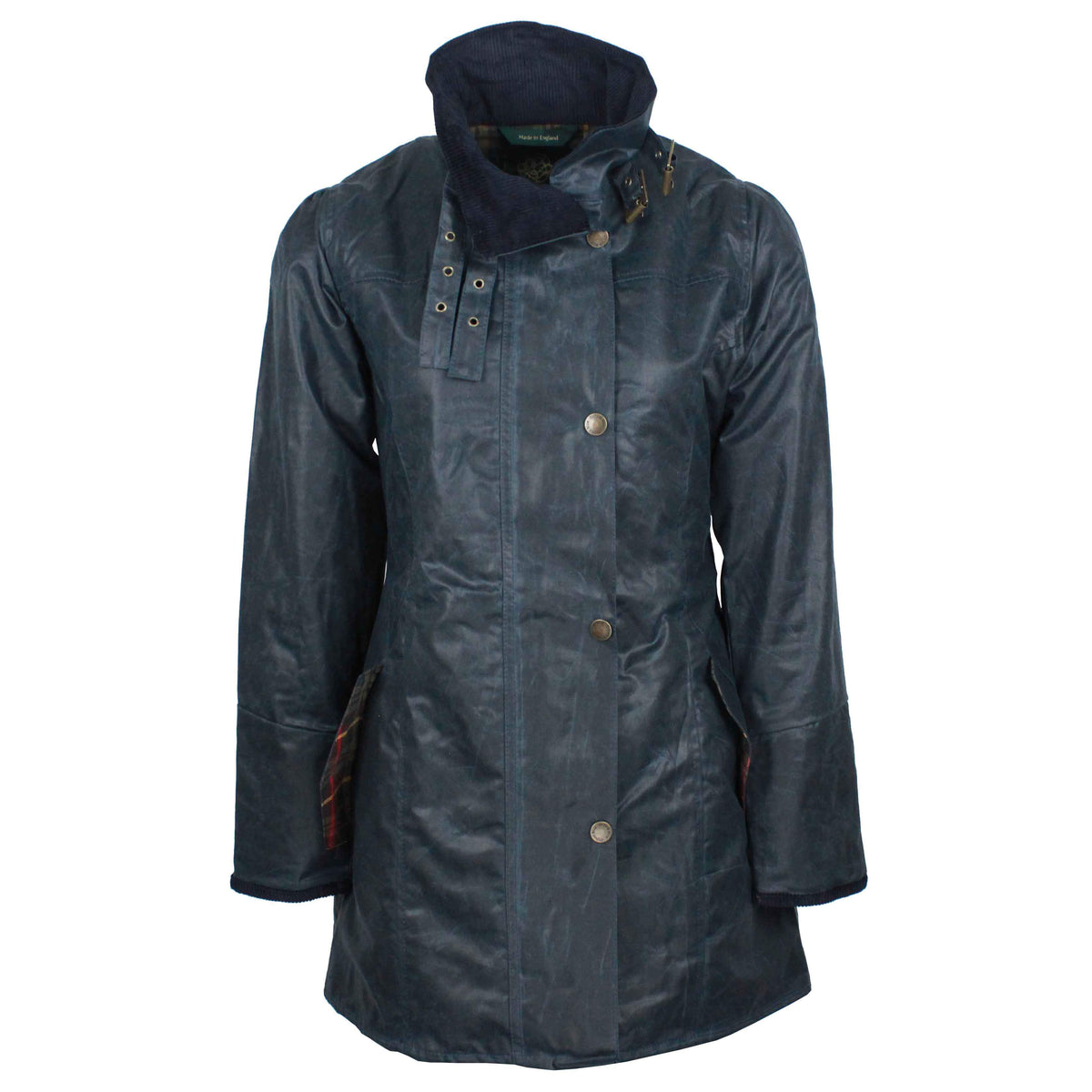 oxford blue katrina wax jacket