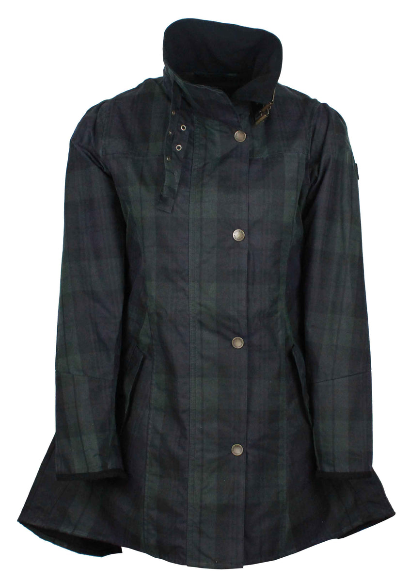 tartan wax jacket