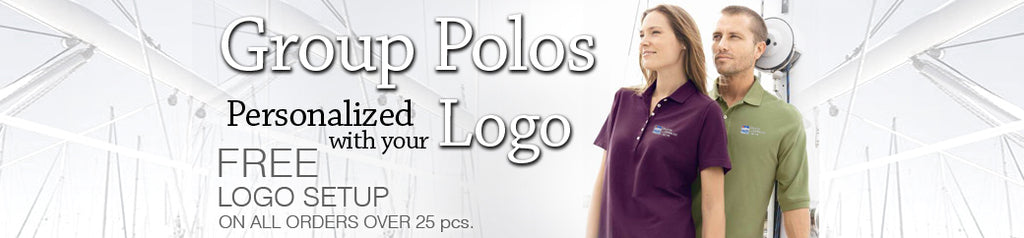 Custom Embroidered Group Polos
