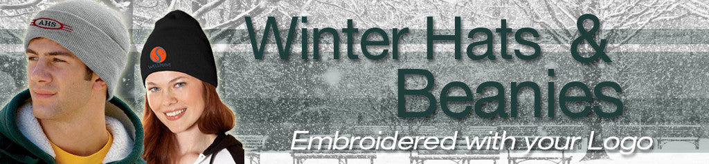 Custom Embroidered Winter Hats and Beanies for Businesses