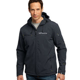 Port Authority Mens Textured Hooded Soft Shell Jacket