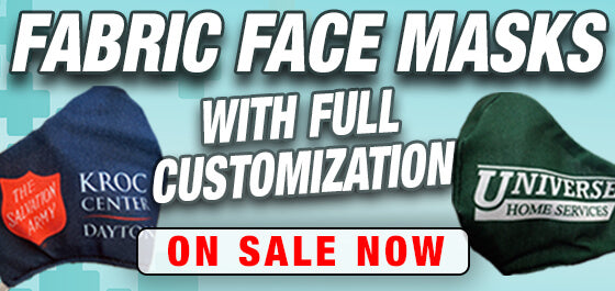 Custom Face Masks with Logo or Text