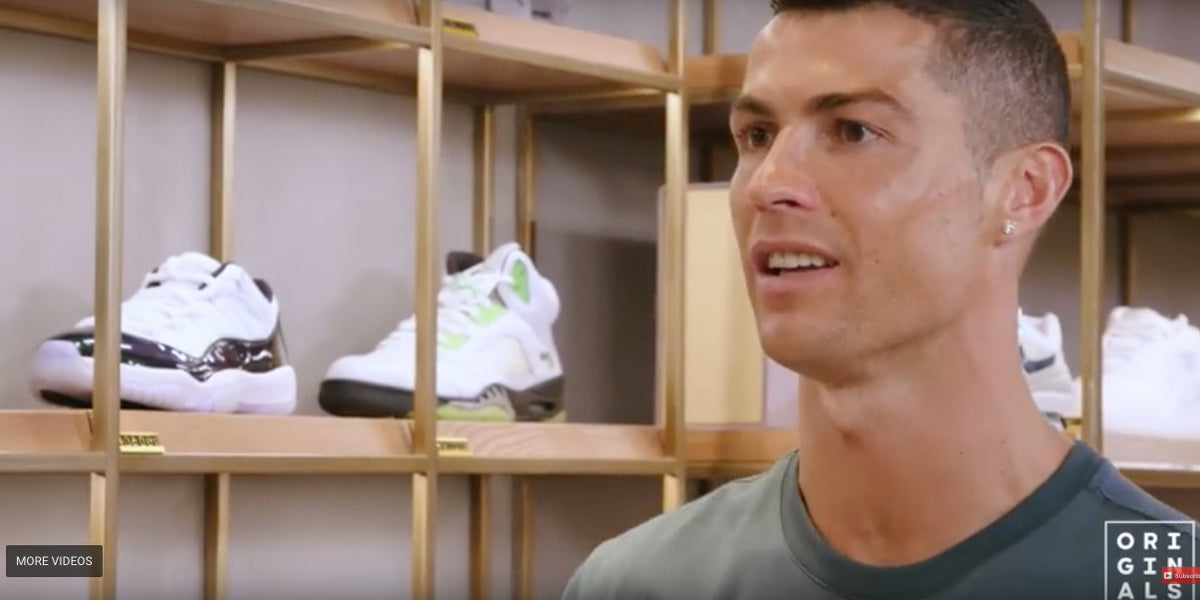 cristiano ronaldo goes sneaker shopping