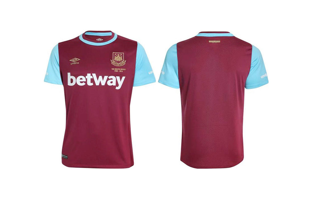 West Ham Home kit 2015-16