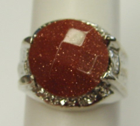 Red Goldstone Fashion Men Rings - Asianly