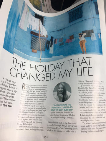 JUDITH TREANOR SUN HERALD SUNDAY LIFE MAGAZINE HOLIDAYS THAT CHANGED LIVES