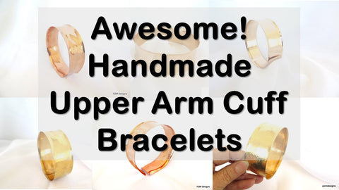 Handmade Upper Arm Cuff Bracelets, Upper Arm Cuff Bracelets, Upper Arm Cuffs