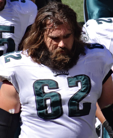 jason kelce beard nfl eagles