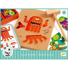 Monster tap hammer game by Djeco - great for fine motor development.