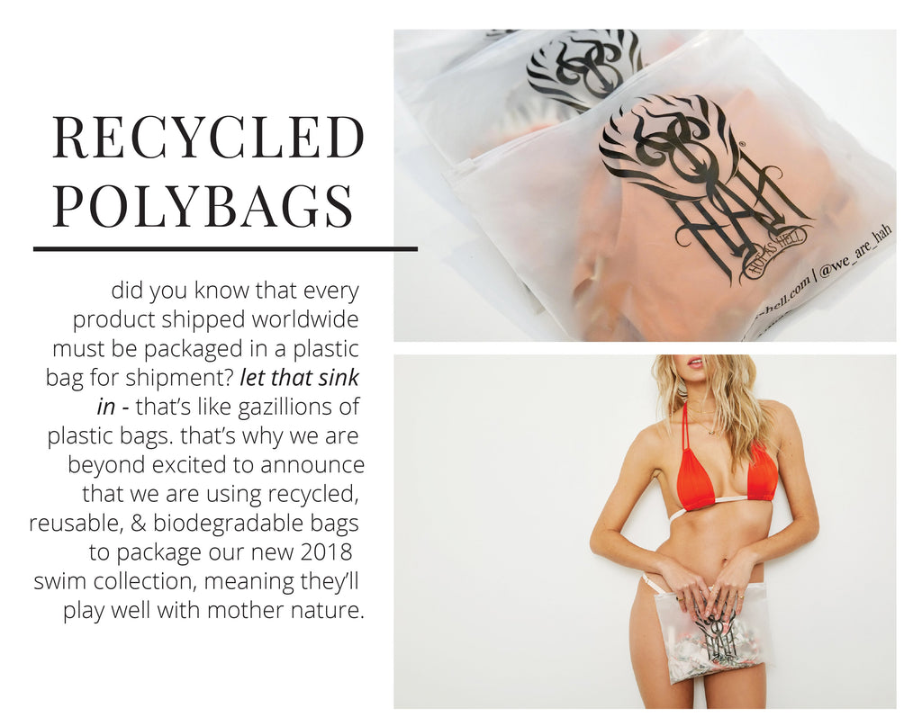 recycled plastic bags swim reusable biodegradable bags swimsuit mother nature 