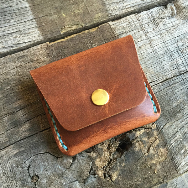 small leather coin purse