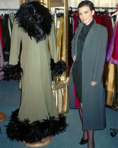 Rosette Lteif designer for Kokino Design cashmere ladies coats.