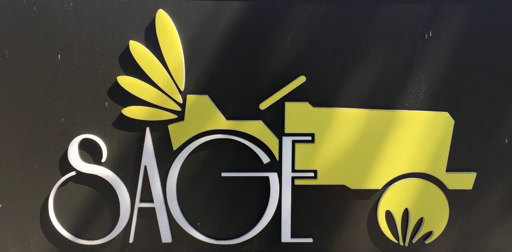 Sage Organic Vegan Bistro signage