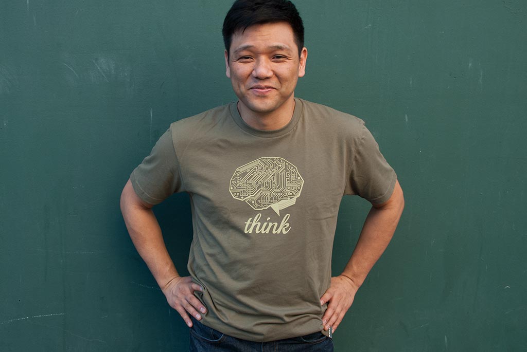 THINK TECH T-shirt for scientists, engineers, thinkers, researchers
