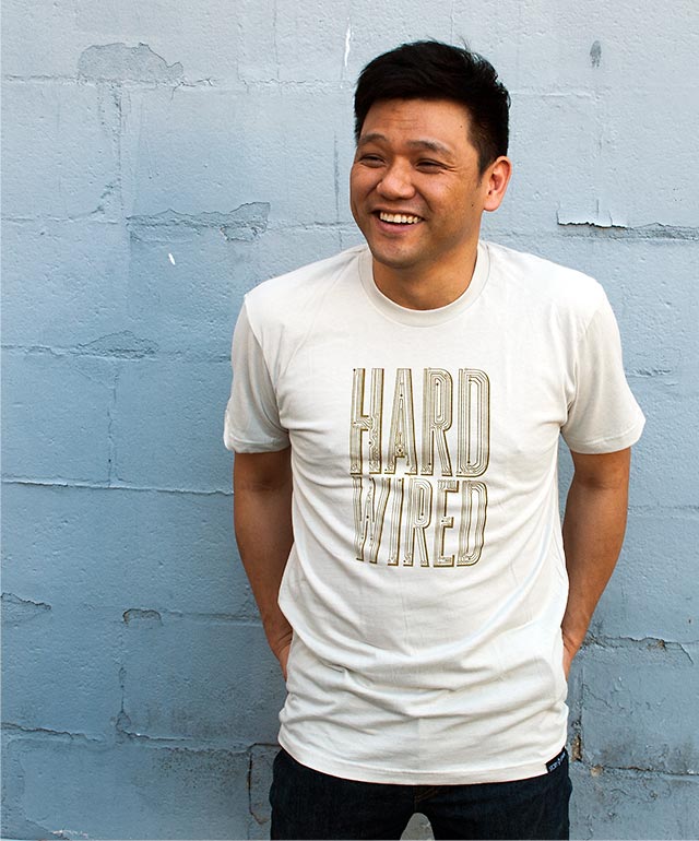 HARD WIRED T-shirt for engineers, computer programmers, pcb designers
