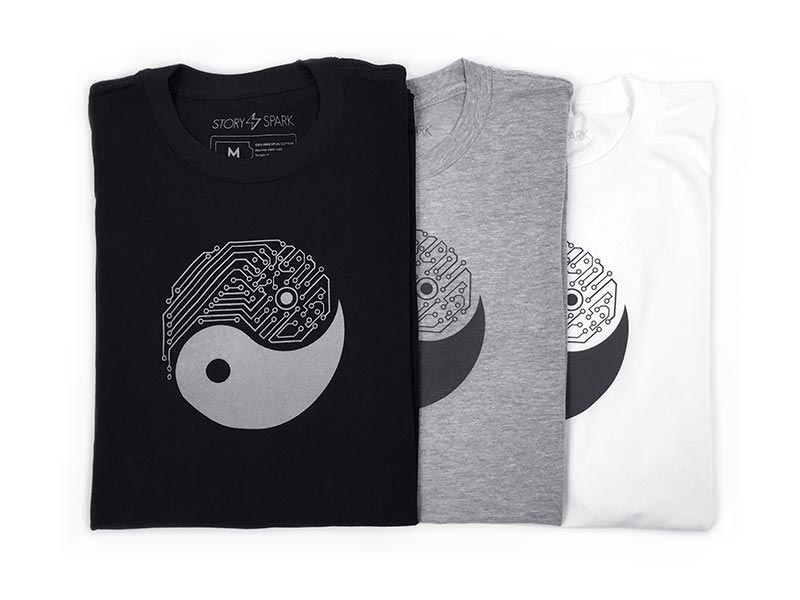 YIN YANG T-Shirt by STORY SPARK