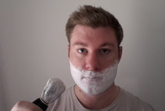 Shaving cream lather