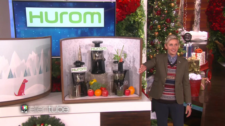 Hurom Juicers featured on Ellen Degeneres Show