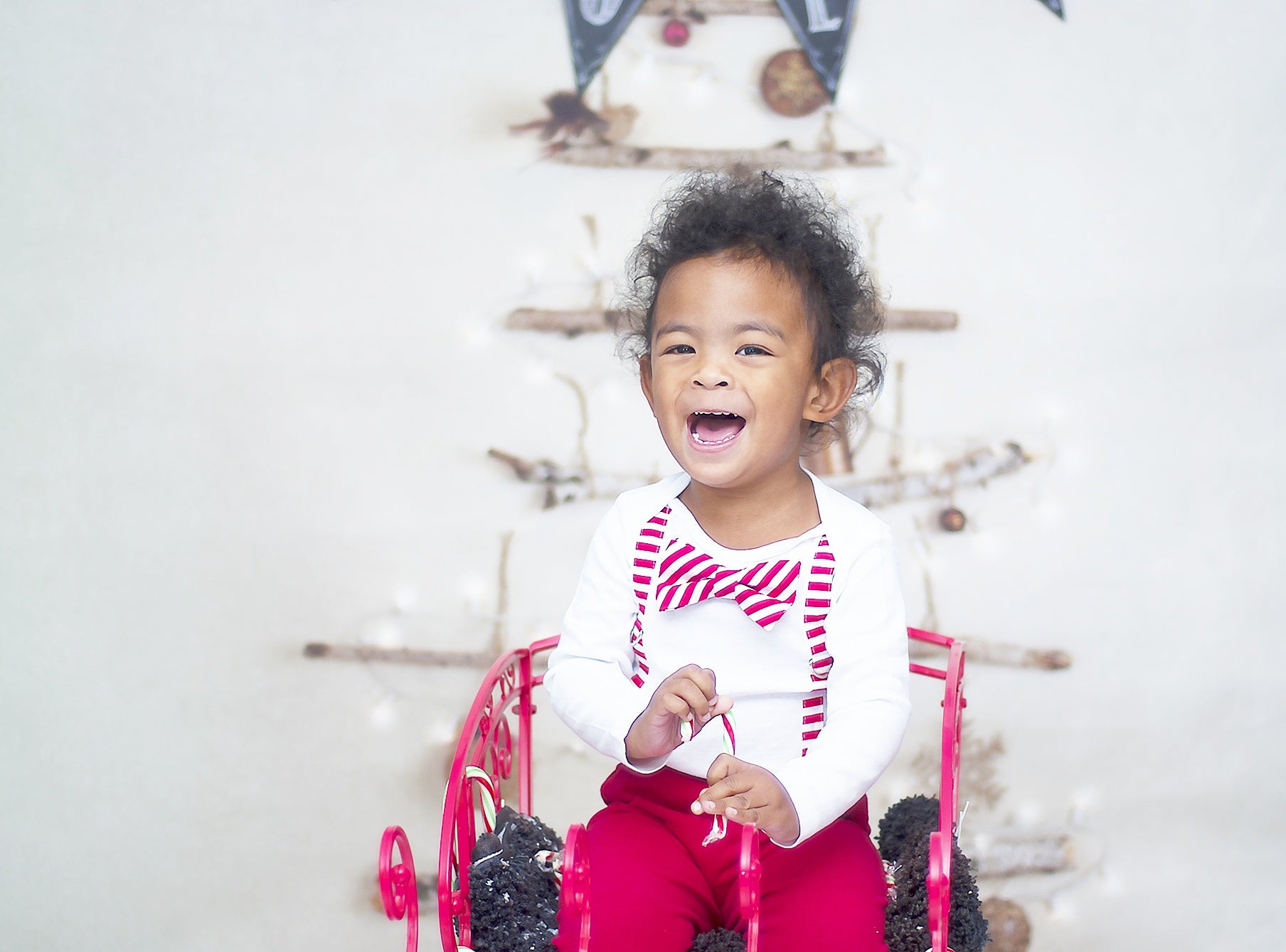 baby boy candy cane outfit