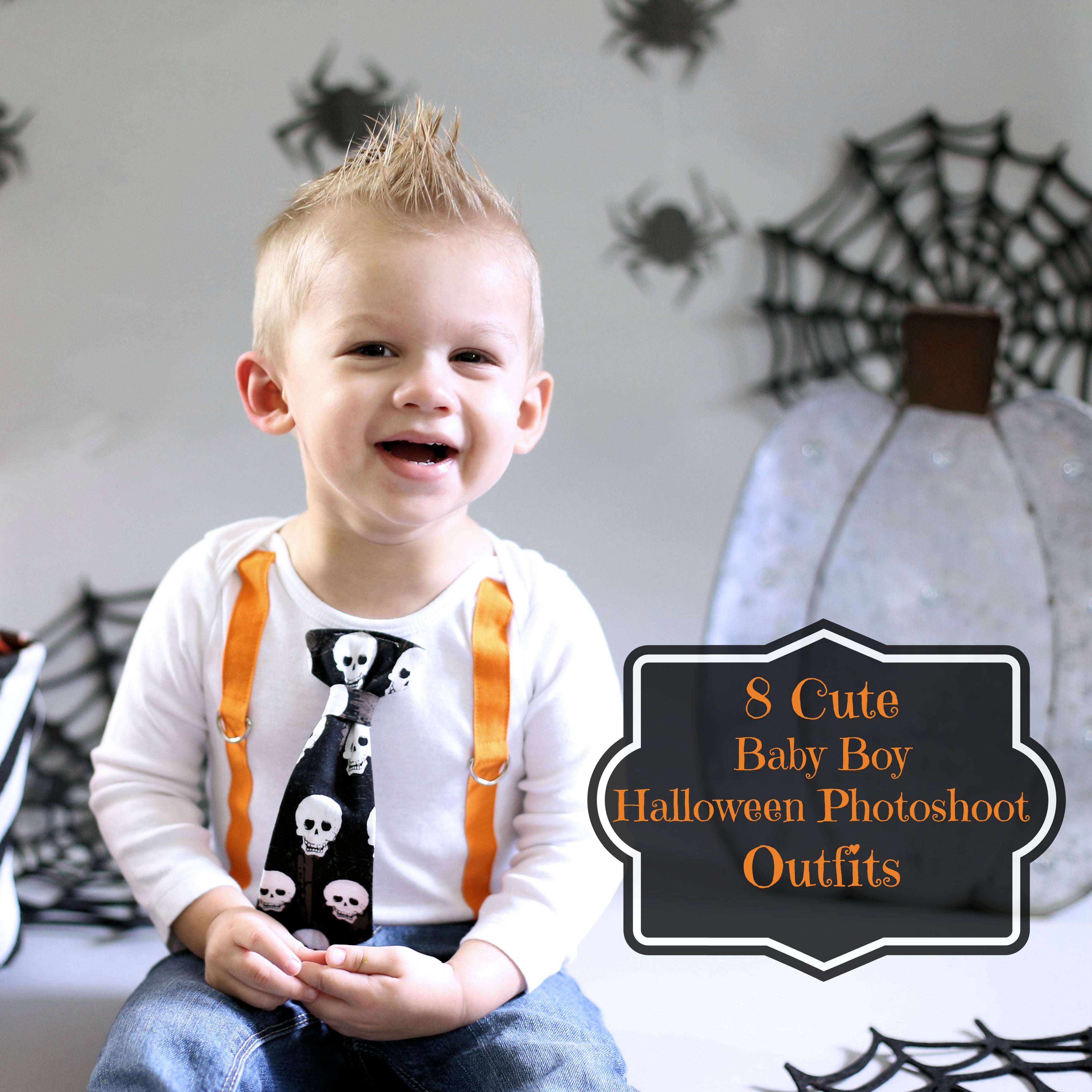 8 Cute Baby Boy Halloween Photoshoot Ideas