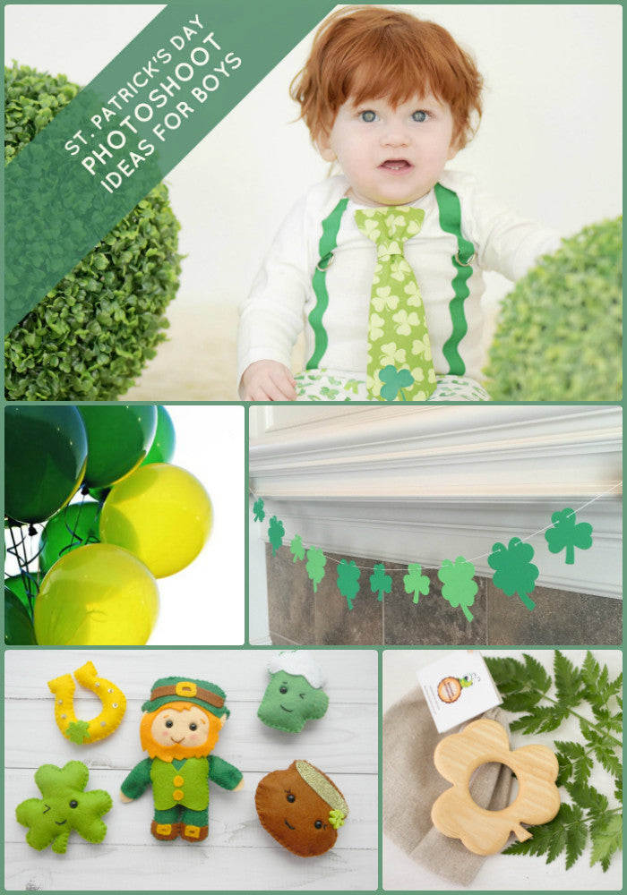St Patrick's Day Photoshoot Ideas for Boys