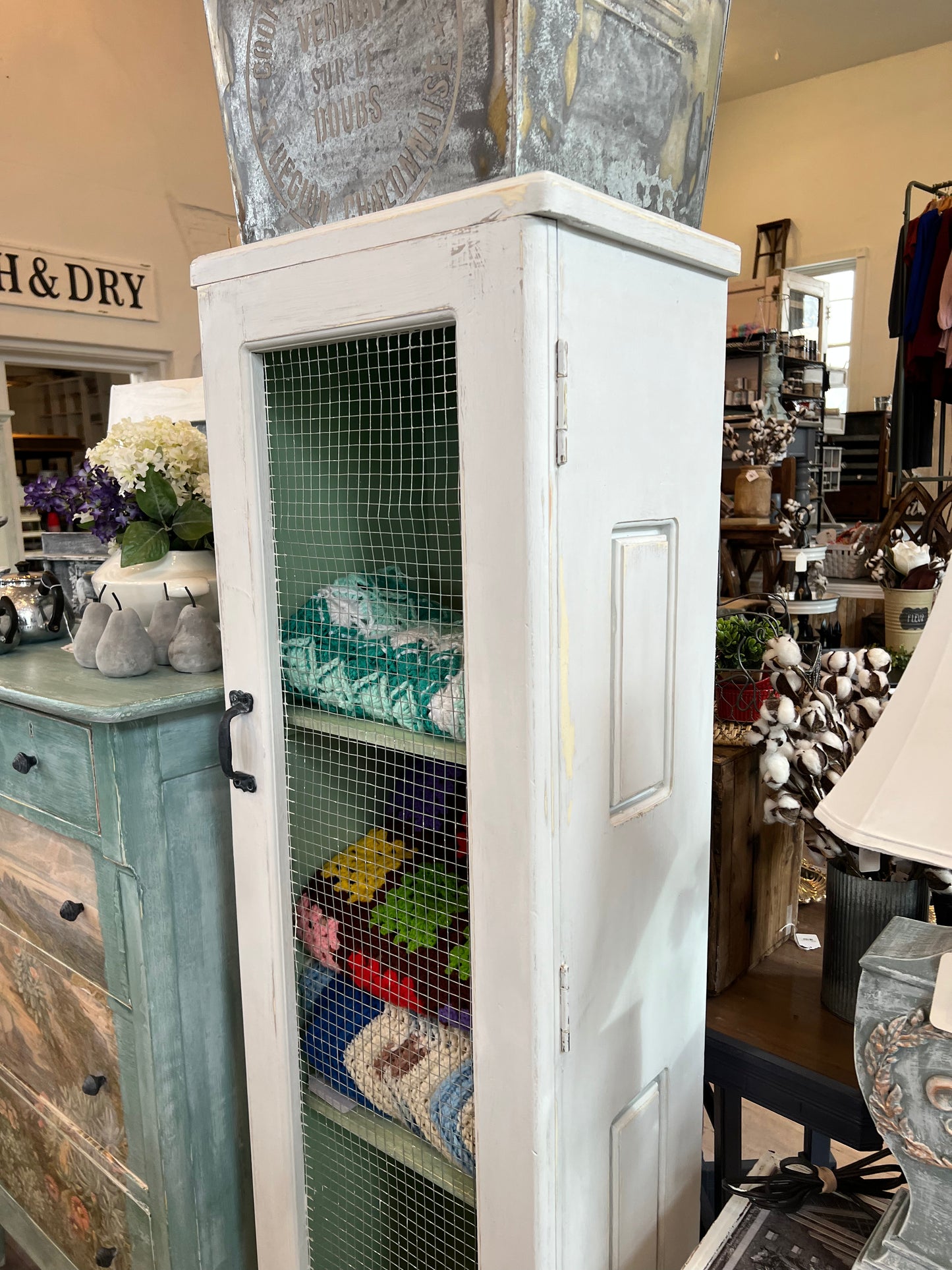 Handmade Quilt Cabinet, solid wood