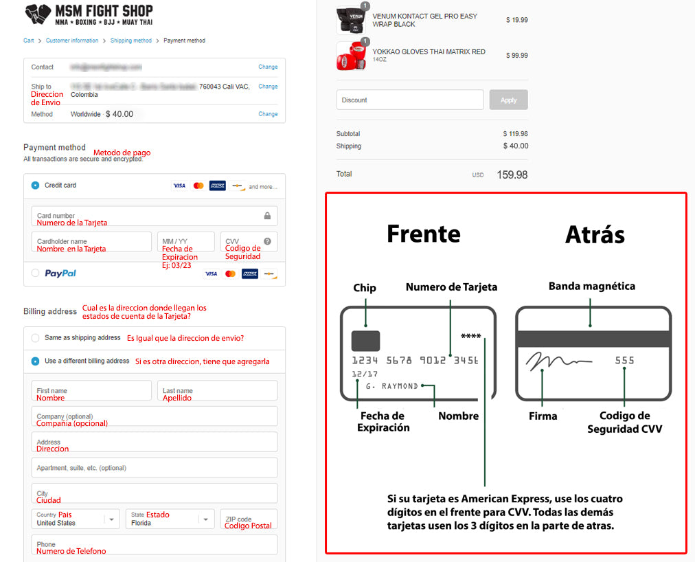 Applicacion de tarjeta de credito