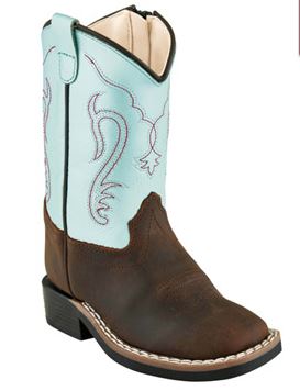 light blue cowboy boots