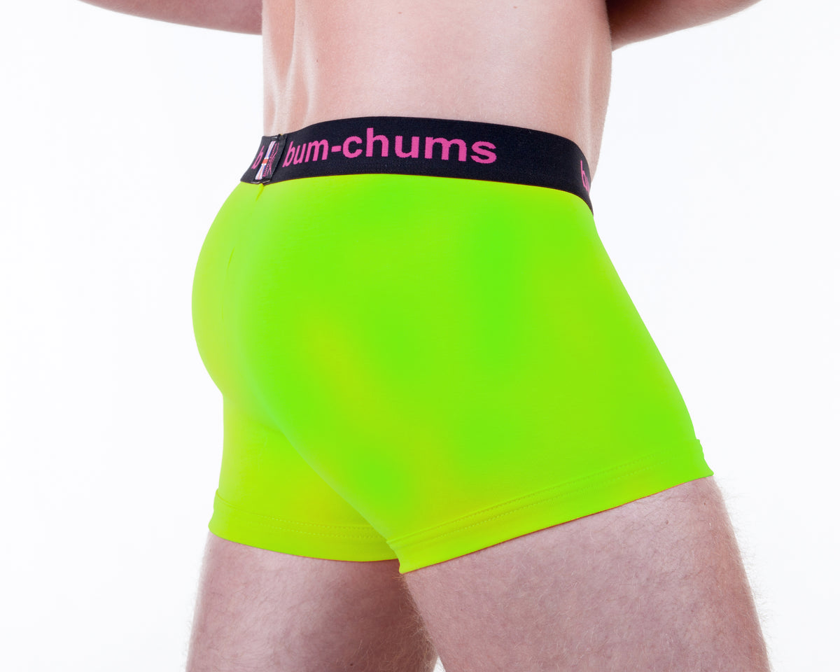Bum Chums Basik Af Zest Hipster Bold Mens Underwear Lime Green Bum Chums British 3254