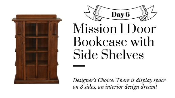 Solid Oak Display Bookcase - Mission and Craftsman Style Bookcases from Crafters and Weavers