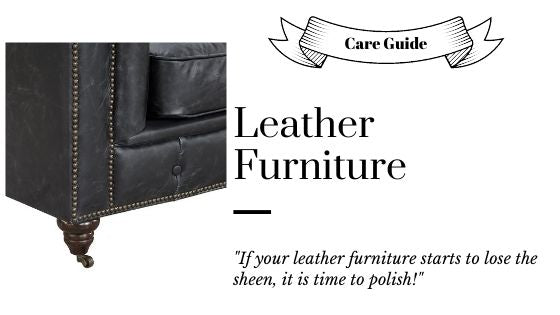 How to care for leather living room sofa from crafters and weavers with furniture polish