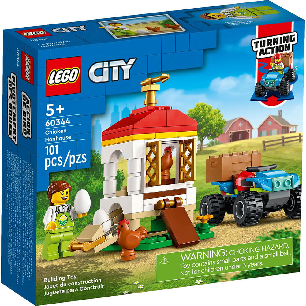 LEGO® City Chicken Henhouse 60344 Kit (101 Pieces)