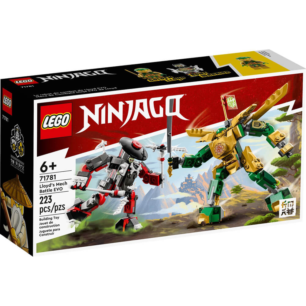 Dag tolerantie karakter LEGO® Ninjago® Lloyd's Mech Battle EVO 223 Piece Building Kit (71781)