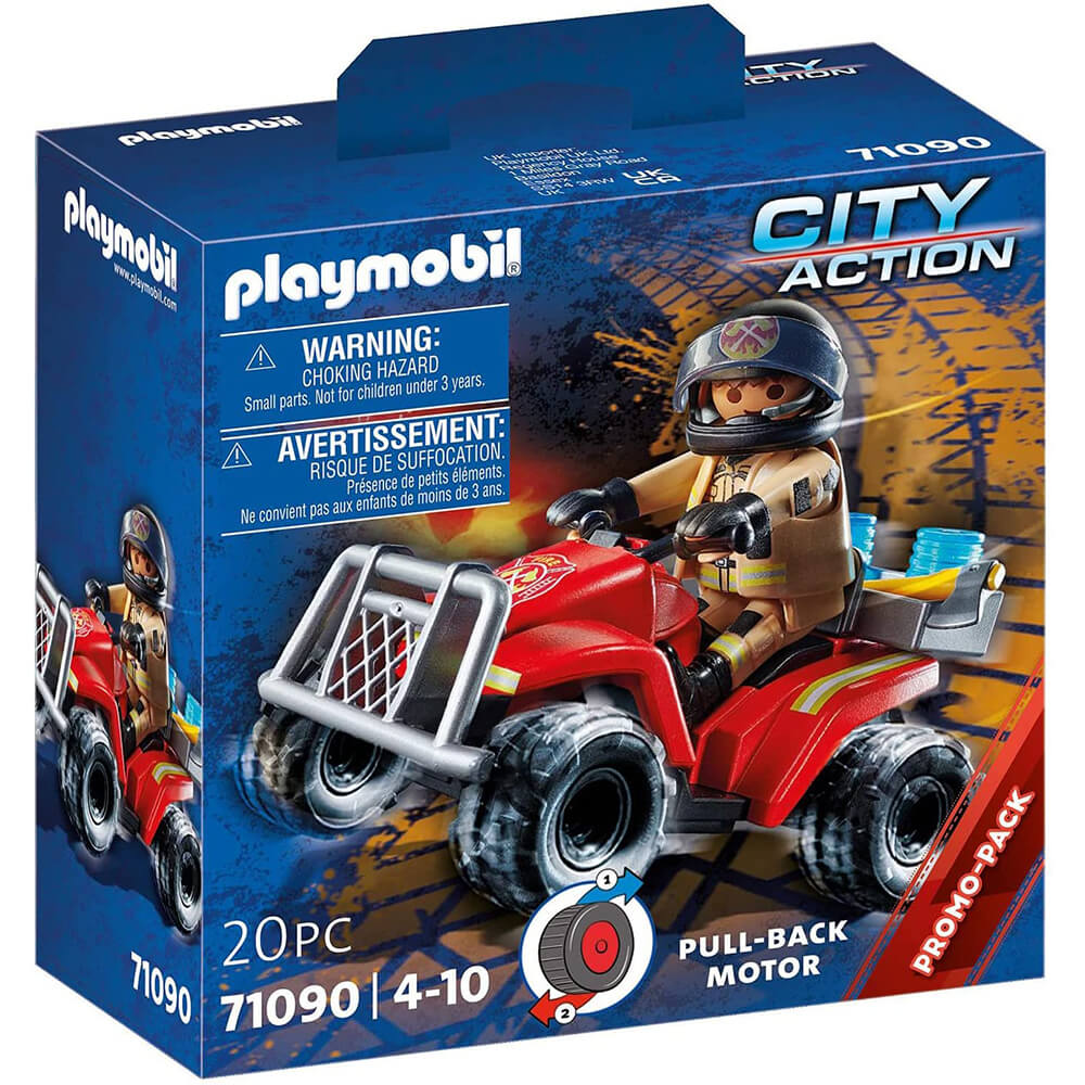 De Kamer Het Arbeid Playmobil City Action Fire Rescue Quad Promo-Pack Set (71090)