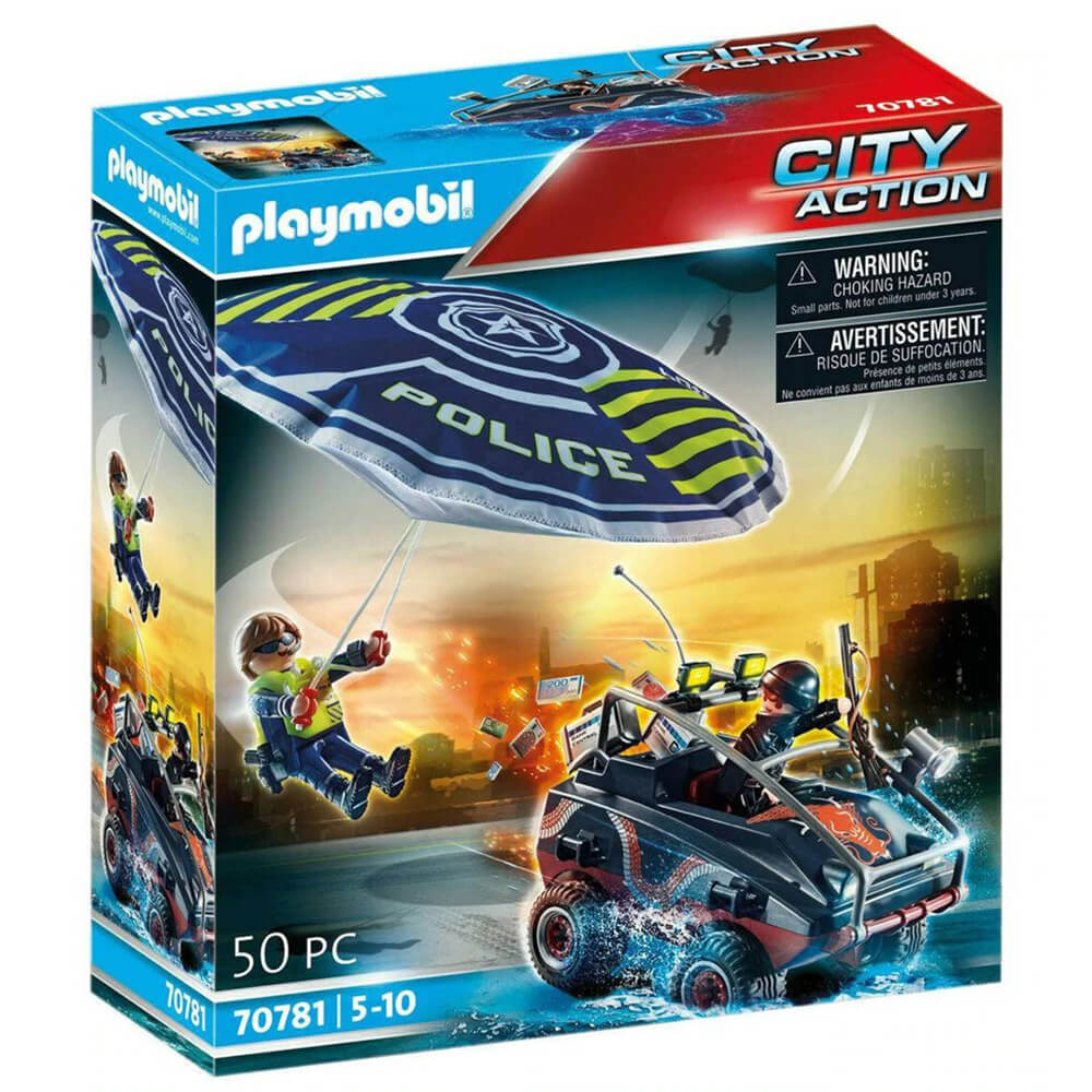 Beschrijving lijst wanhoop Playmobil City Action Police Parachute with Amphibious Vehicle