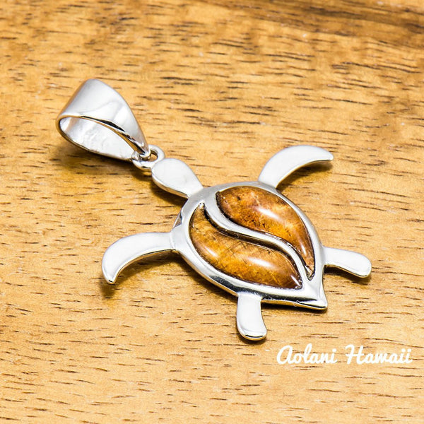 Hawaii Turtle Pendant Handmade With 925 Sterling Silver 27mm X 30mm F Aolani Hawaii