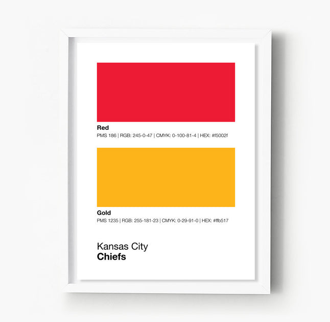 Kansas City Chiefs Colors Print – Sproutjam