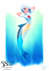 Rescue Siren Maris by Dylan Bonner, mermaid form
