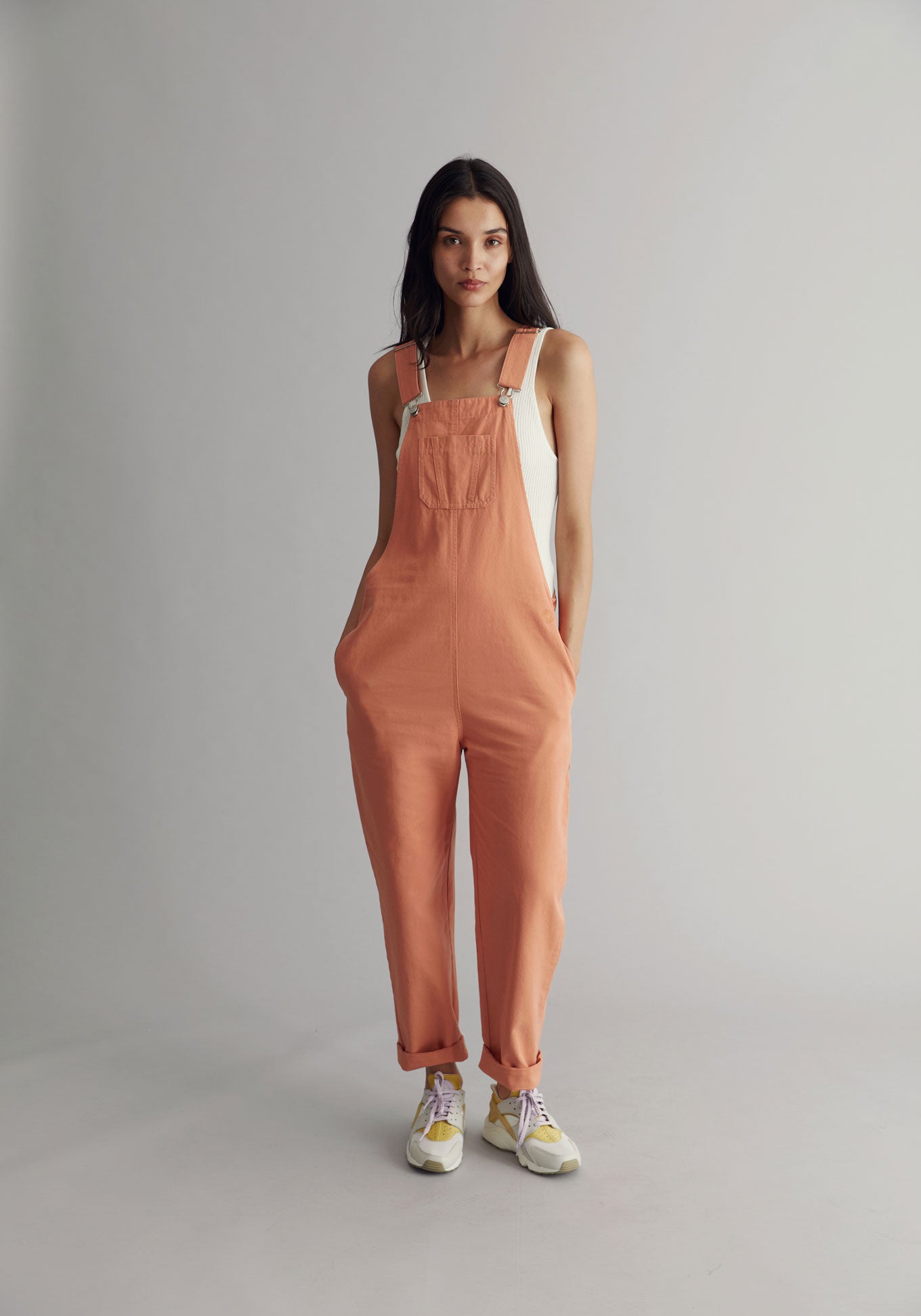 JOY Organic Cotton Dungaree - Orange, SIZE 2 / UK 10 / EUR 38