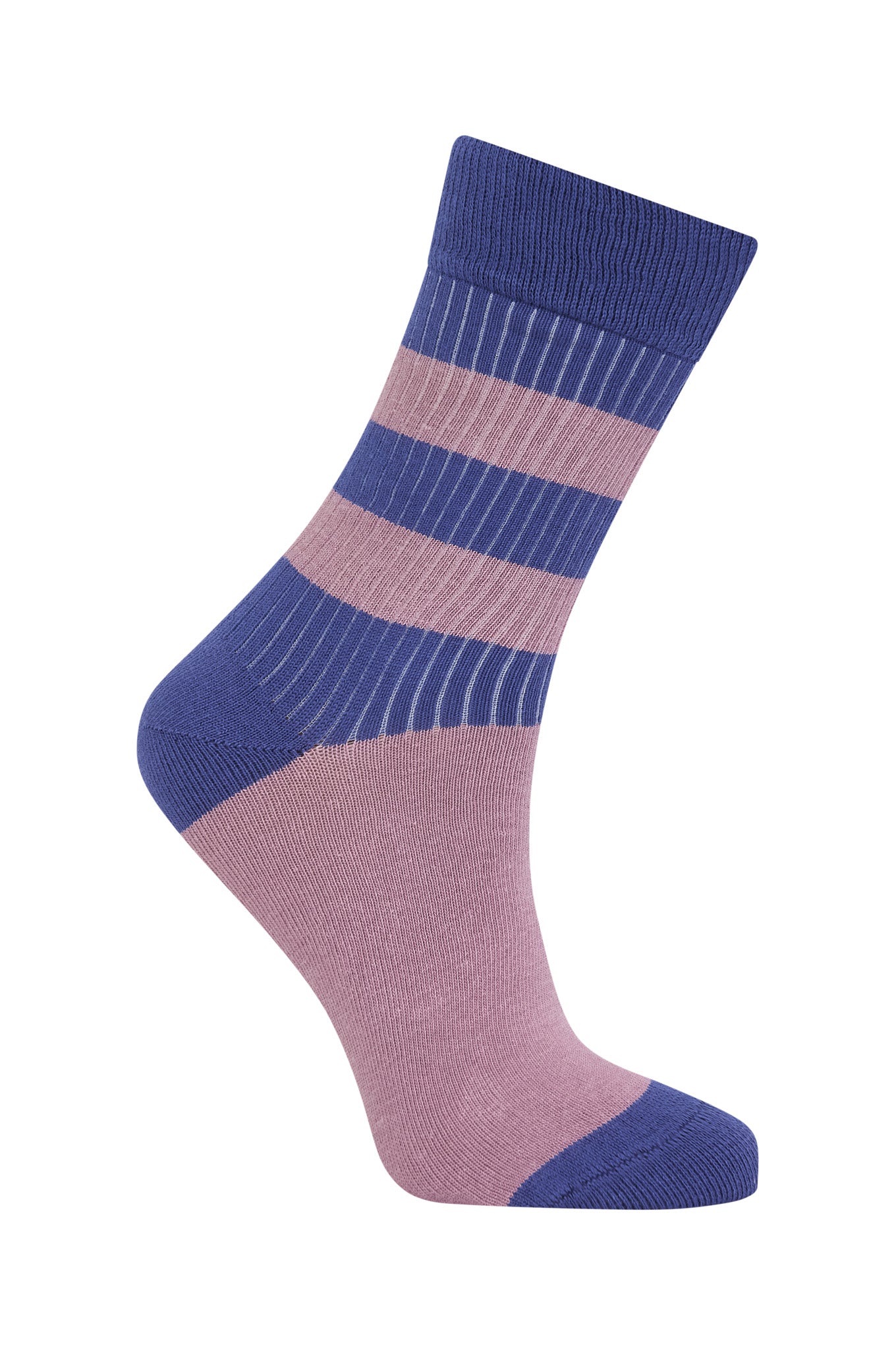 STRIPE - GOTS Organic Cotton Socks Blue, EUR 37-40